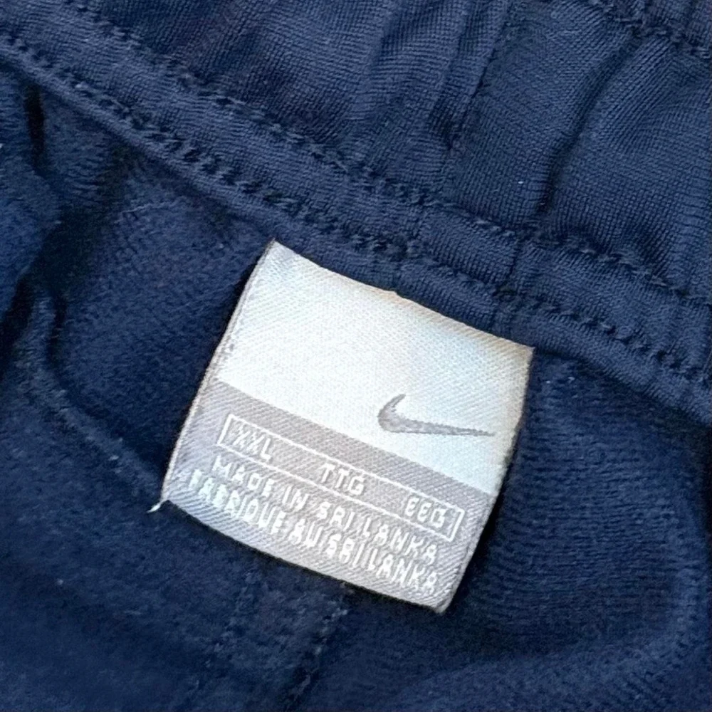 Vintage Nike Navy Blue Baggy Sweatpants Adult XXL Elastic Waist Drawstring Y2K